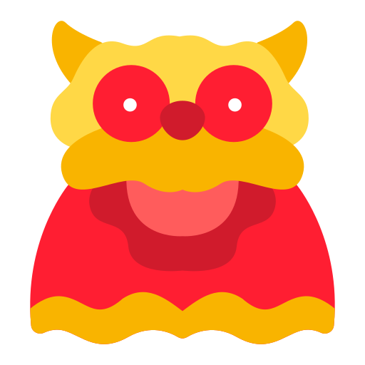 danza del león icono gratis