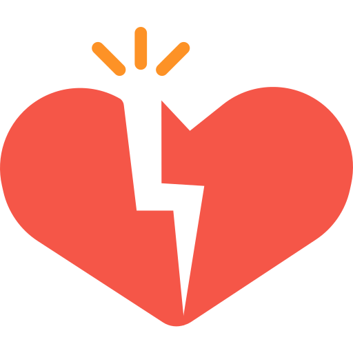 Heartbreak free icon Heartbreak free icon