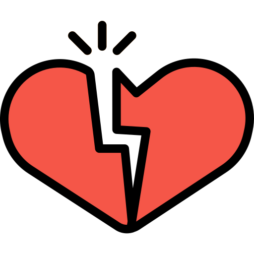 Heartbreak free icon Heartbreak free icon
