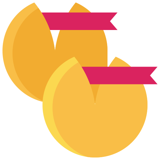 galleta de la fortuna icono gratis