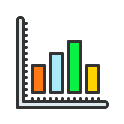 gráfico de barras icono gratis