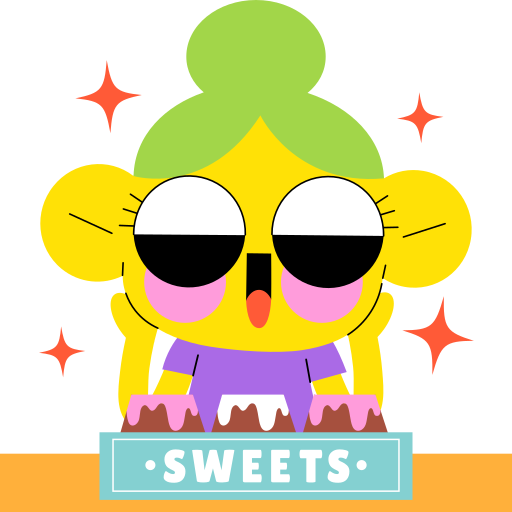 Sweets free sticker Sweets free sticker