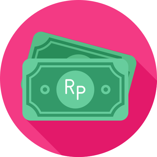 rupia indonesia icono gratis