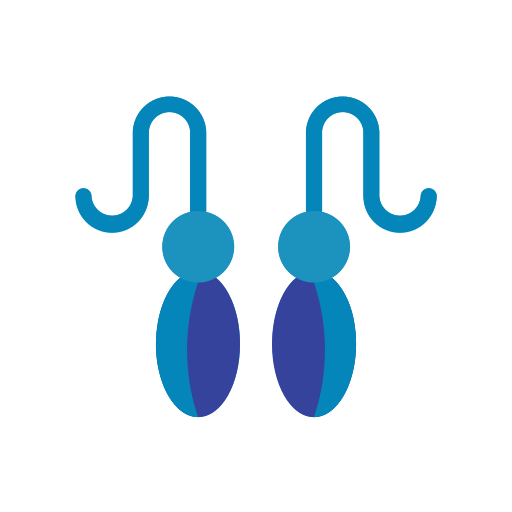 des boucles d'oreilles Icône gratuit