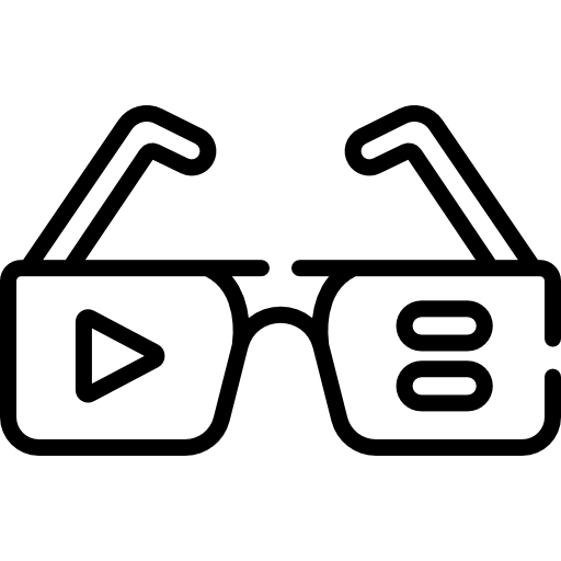 gafas virtuales icono gratis