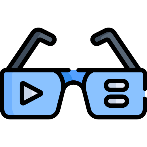 gafas virtuales icono gratis