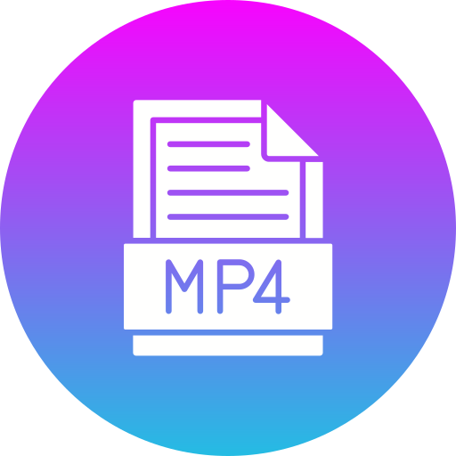 Mp4 free icon