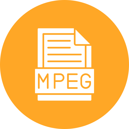 mpeg icono gratis