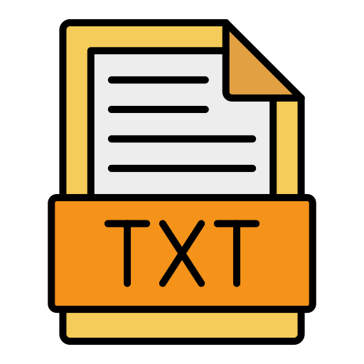 txt icono gratis