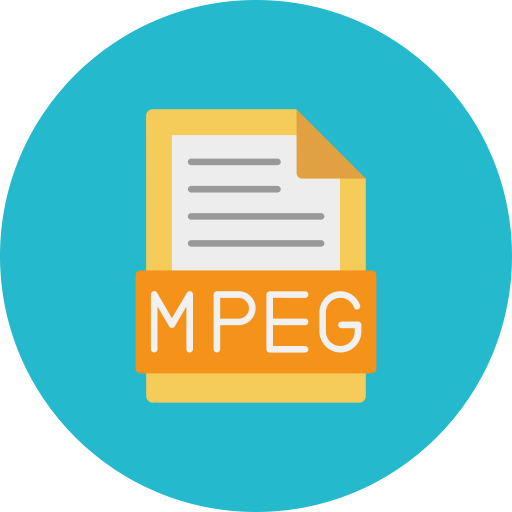 mpeg icono gratis