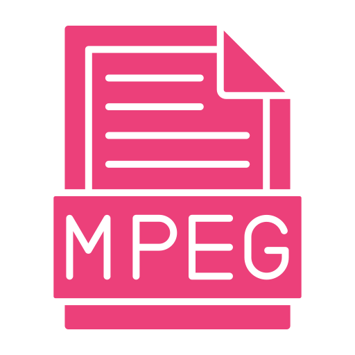 mpeg icono gratis