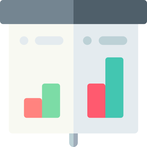 Business analytics free icon