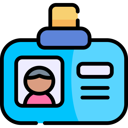 tarjeta de identificación icono gratis