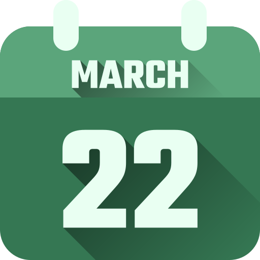 22 de marzo icono gratis