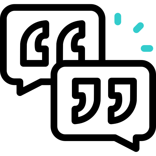 인용 부호 무료 아이콘