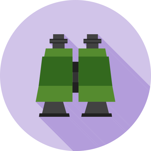 prismáticos icono gratis