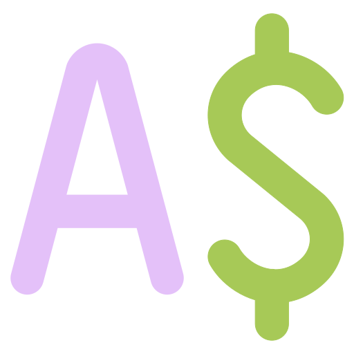 dollar australien Icône gratuit dollar australien Icône gratuit
