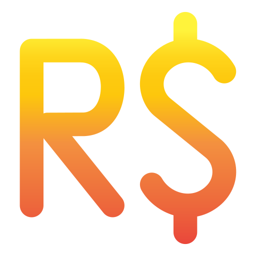 real brasileño icono gratis