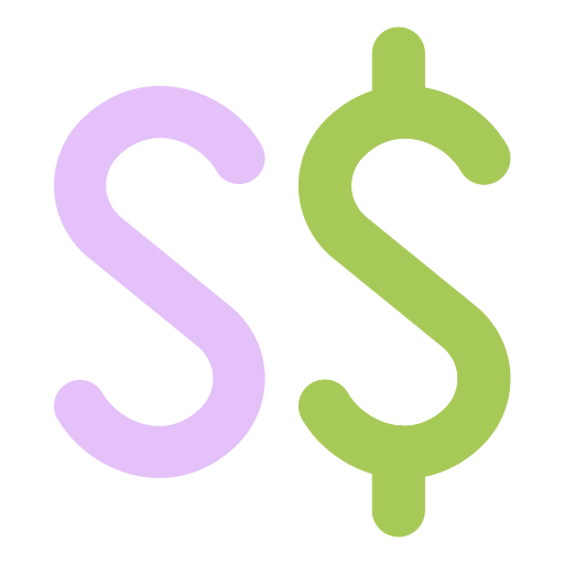 dollar de singapour Icône gratuit