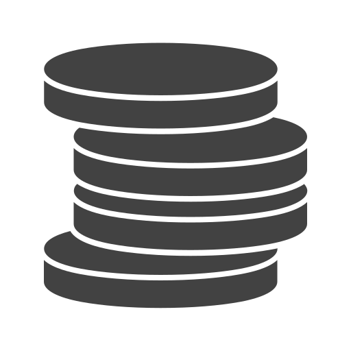 monedas icono gratis