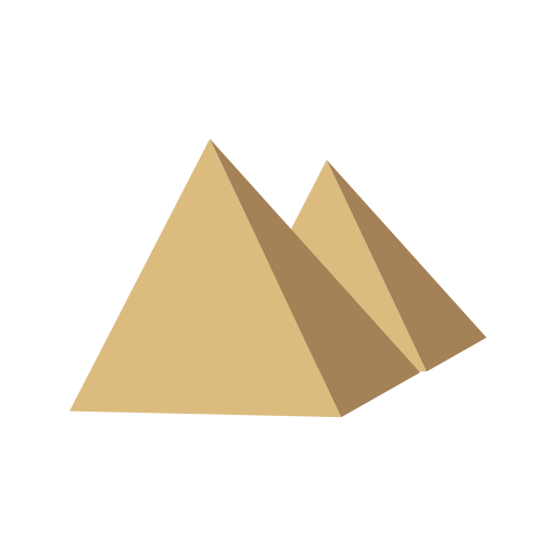 pyramide Icône gratuit