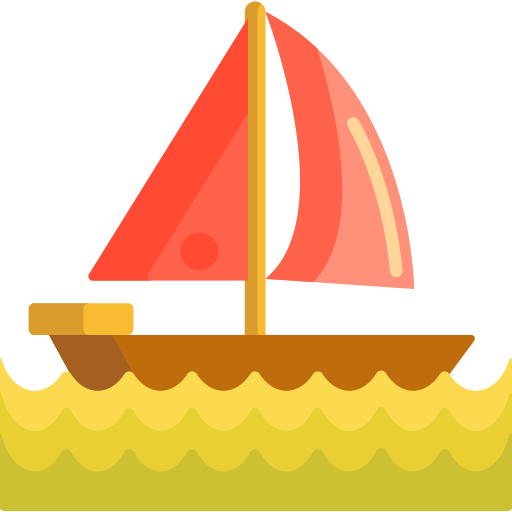 Sailing boat free icon