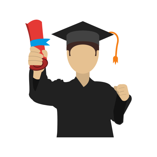 graduación icono gratis