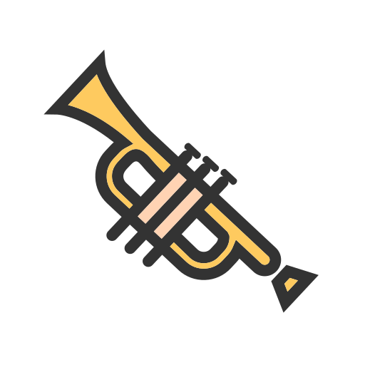 trompeta icono gratis