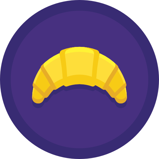 croissant grátis ícone croissant grátis ícone