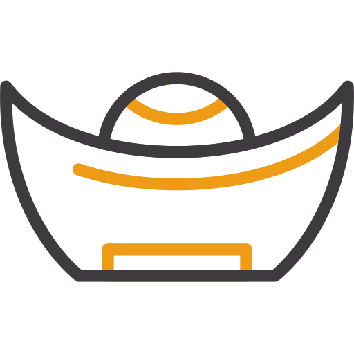 lingote de oro icono gratis