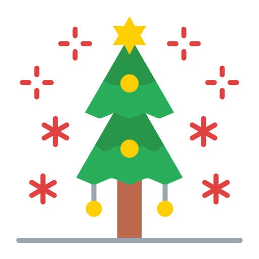 árbol de navidad icono gratis