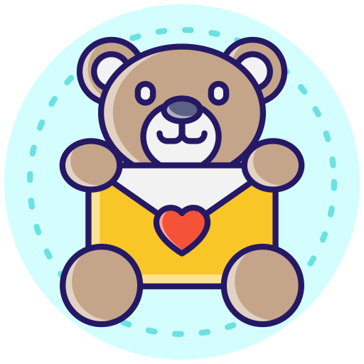 oso de peluche icono gratis