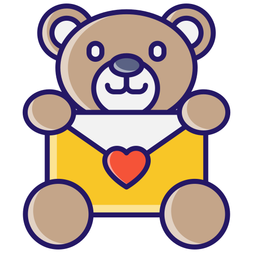 oso de peluche icono gratis