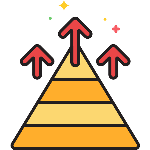 Pyramid - Free arrows icons
