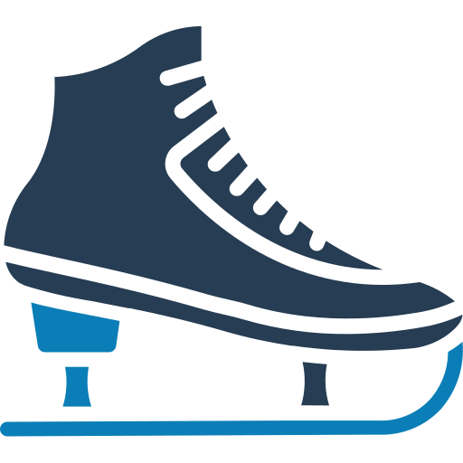 zapatos de patinaje sobre hielo icono gratis