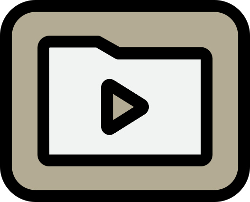 Media folder free icon