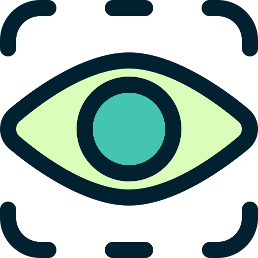 registro visual icono gratis