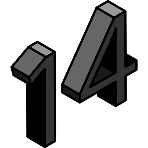 catorce icono gratis