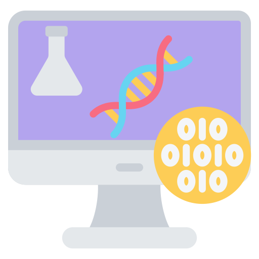 biología computacional icono gratis