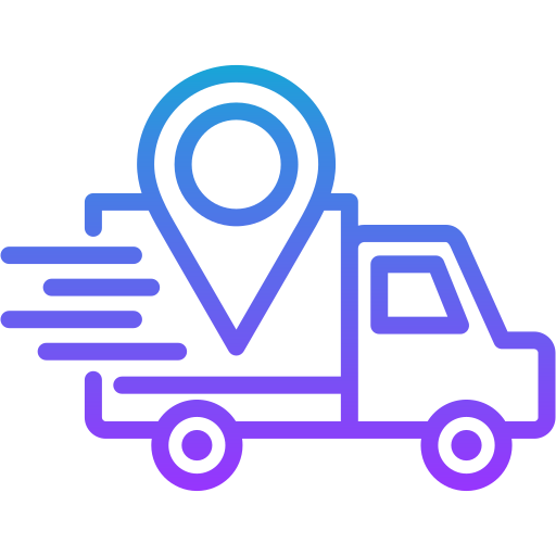 furgoneta de reparto icono gratis