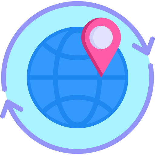 envío global icono gratis