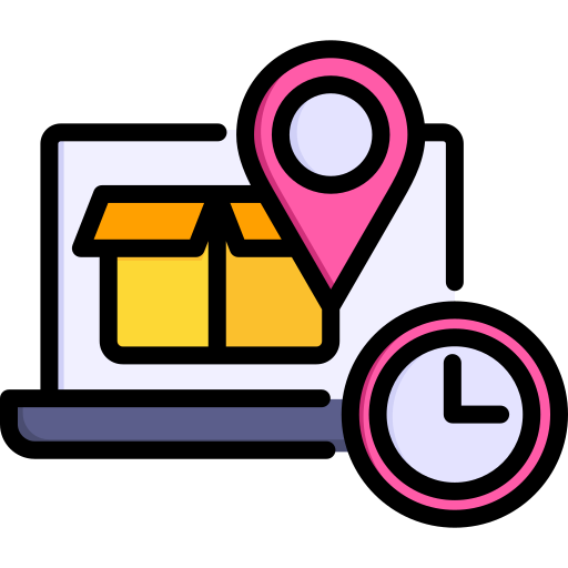 envío y entrega icono gratis