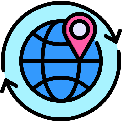 envío global icono gratis