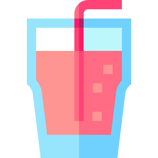 Soda Basic Straight Flat Icon