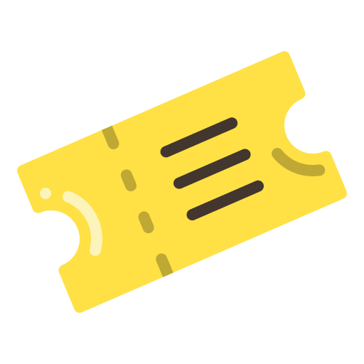 Ticket free icon