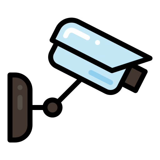 circuito cerrado de televisión icono gratis