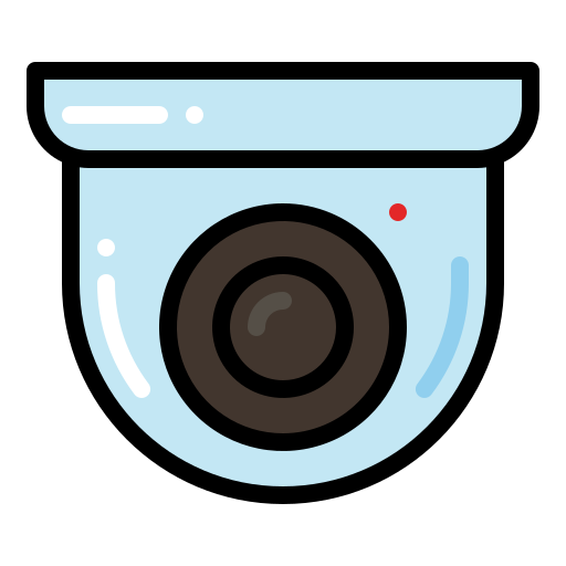 circuito cerrado de televisión icono gratis