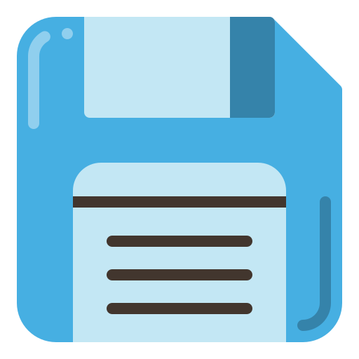 Diskette free icon