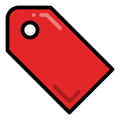 etiqueta icono gratis