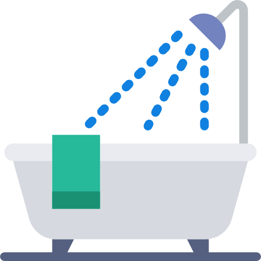baignoire Icône gratuit baignoire Icône gratuit
